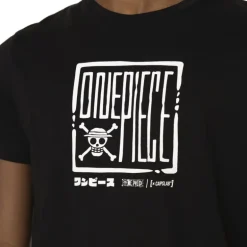 T-shirt Noir One Piece Homme coupe Regular Capslab