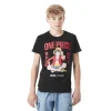 T-shirt Noir One Piece Luffy Garcon coupe Regular - Capslab