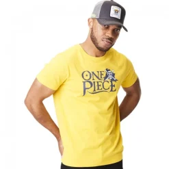 T-shirt One Piece Homme Jaune Capslab