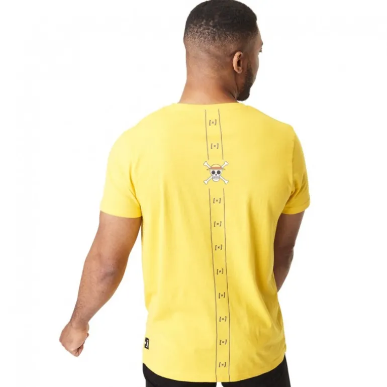 T-shirt One Piece Homme Jaune Capslab