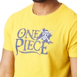 T-shirt One Piece Homme Jaune Capslab
