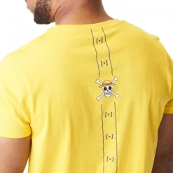 T-shirt One Piece Homme Jaune Capslab