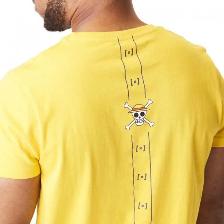 T-shirt One Piece Homme Jaune Capslab