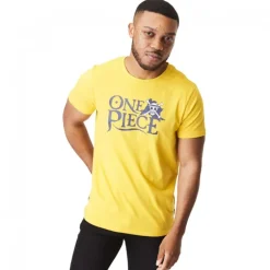 T-shirt One Piece Homme Jaune Capslab