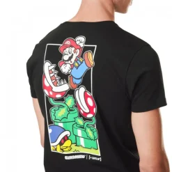 T-shirt Super Mario Homme Noir Capslab