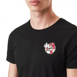 T-shirt Super Mario Homme Noir Capslab