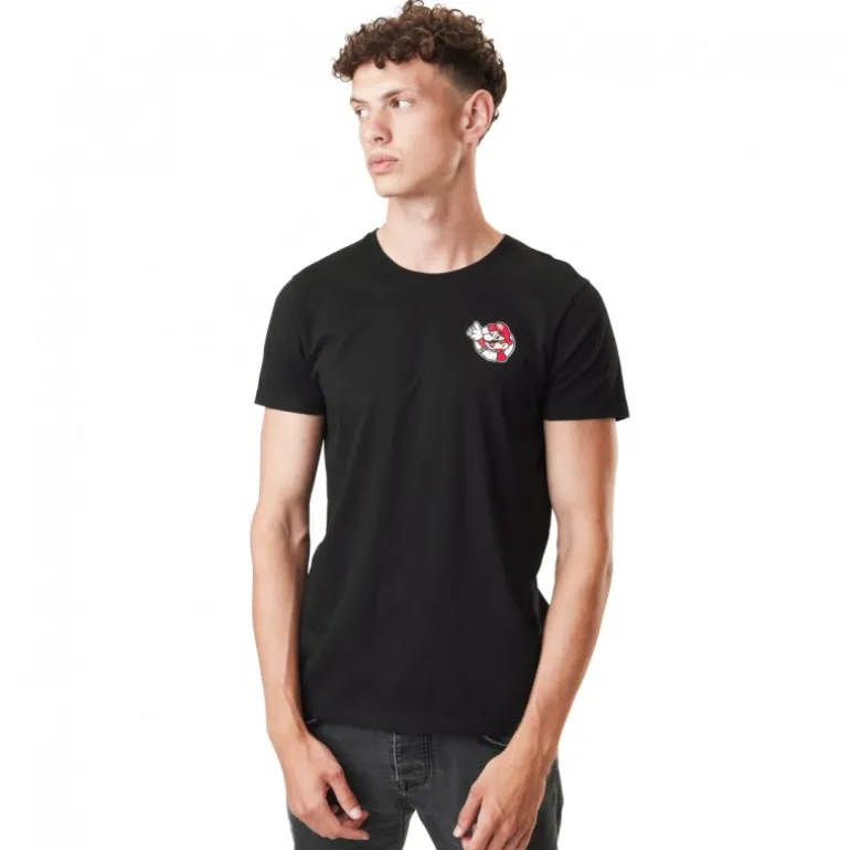 T-shirt Super Mario Homme Noir Capslab
