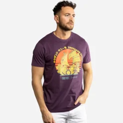 T-shirt Violet One Piece homme coupe Regular Capslab